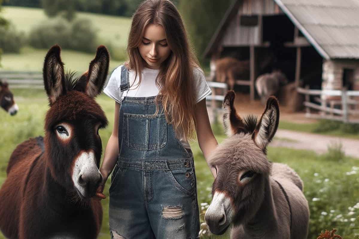 Donkeys have a low need for protein and carbohydrates, but a high need for fibre. They should have constant access to barley straw, which is the most suitable feed for them.